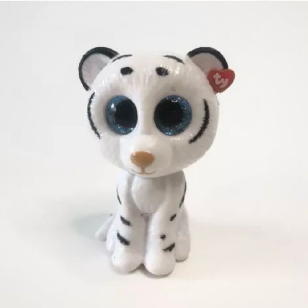 beanie boos series 2 tundra‎ tiger vinyl figure white 2 inch 2018 ty miniature